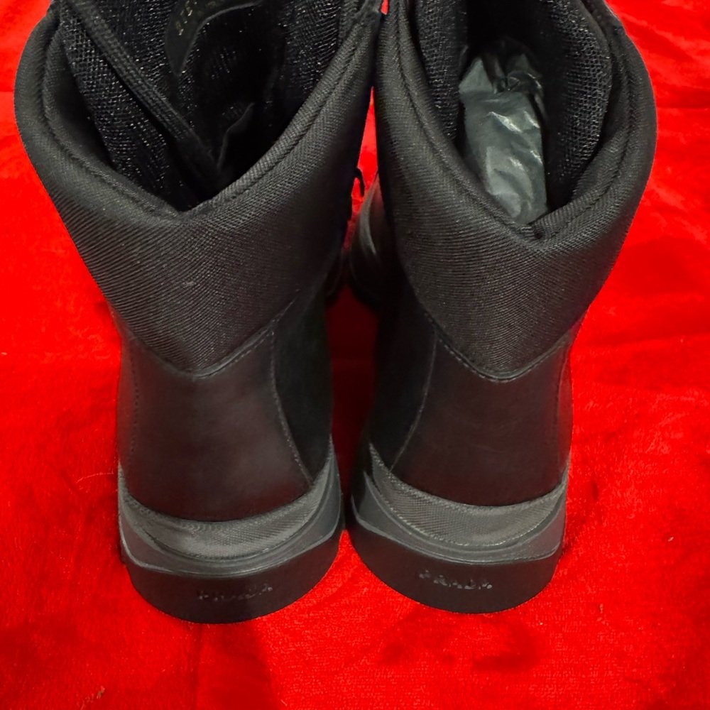 Black Tactical Boots Prada men’s - Picture 4 of 13